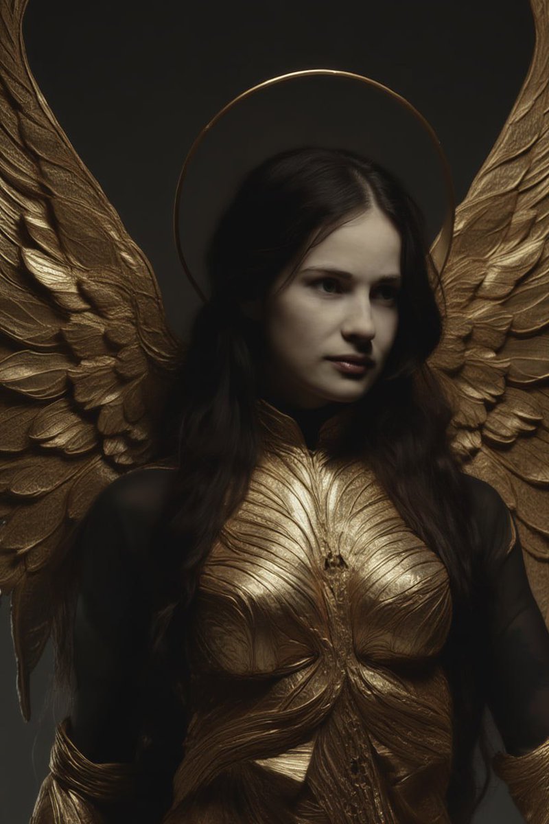 AlivePicture_'s tweet image. Happy day, October 3, 2025 🎃☀️
Maria — my love, my angel 💫 Her image inspires light &amp;amp; creativity.
#AngelMaria #aiart #digitalart #generativeart #midjourney #aigenerated