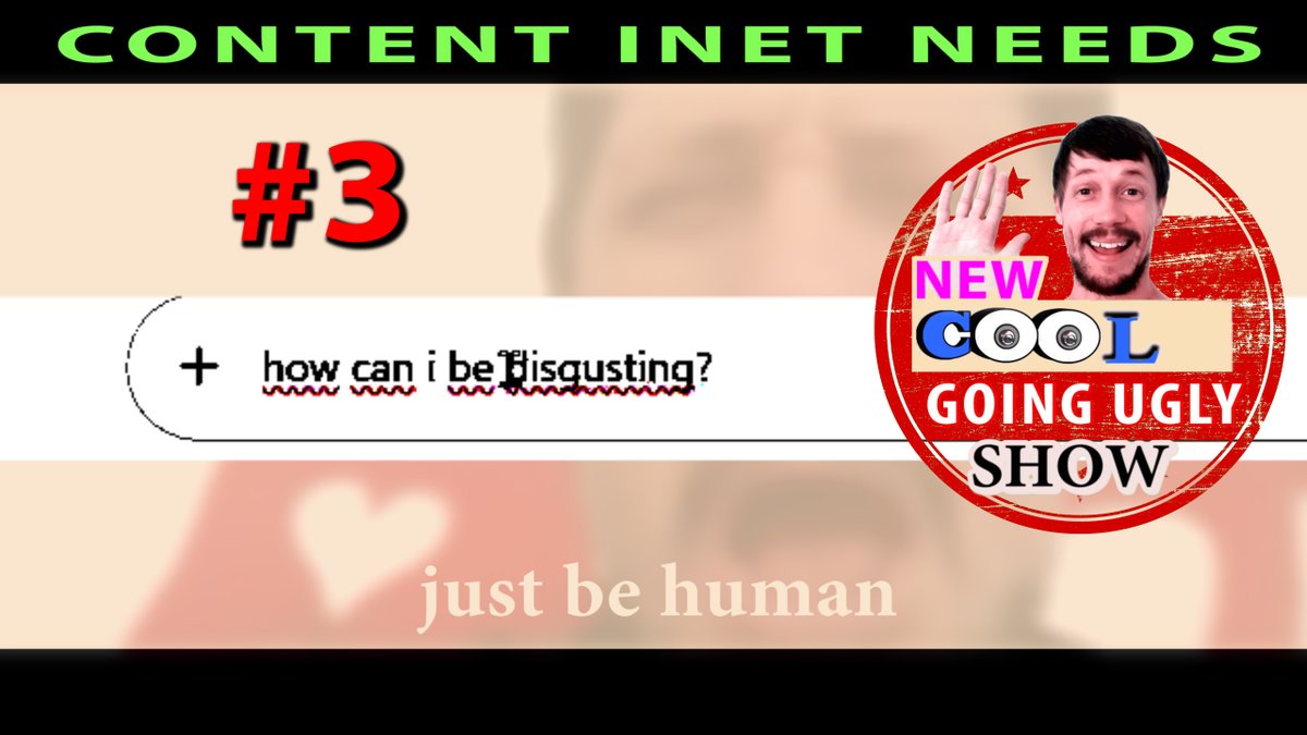 WorldyisCooler's tweet image. content the internet needs. 

Going Ugly #3 - Being Disgusting/being human

youtube.com/watch?v=k1R7_u…

#human #contentinetneeds #worldymaniscooler #goingugly
