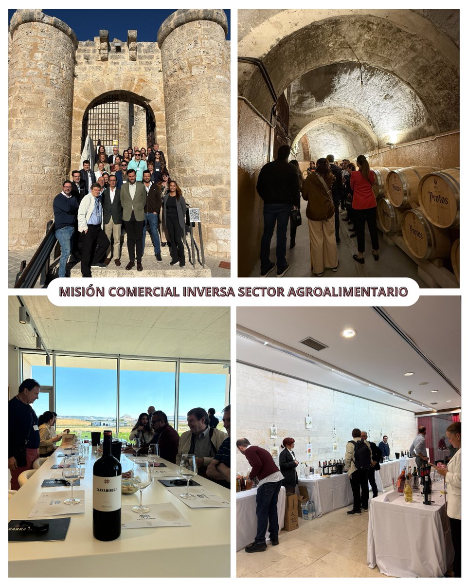 🍷¡Ya hemos celebrado la Misión Comercial Inversa del sector agroalimentario!  <a href="/Dip_Va/">Diputación de Valladolid</a> 

Durante estos días, 16 bodegas y empresas agroalimentarias de nuestra provincia recibieron la visita de importadores procedentes de Ecuador, Guyana, México, Panamá, El Salvador y Perú.