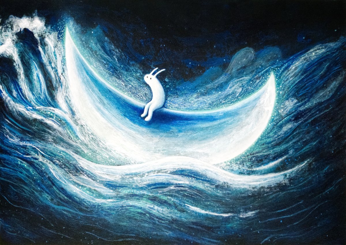 「漂流 #イラスト #illustration」|いちかわなる🌗のイラスト