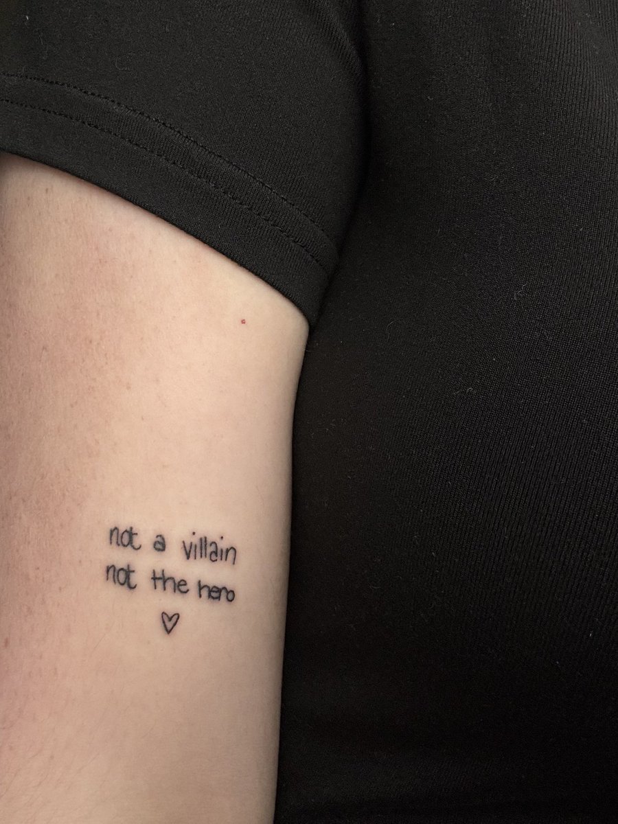 happy mascara tears day from me and my brand new tattoo 🤭