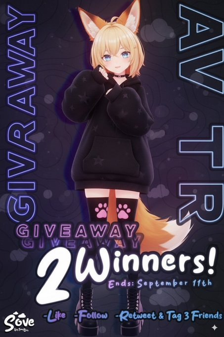 unity3dvfx's tweet photo. #VRChat Avatar #Giveaway time!🤍
-2 winners will receive 1x unity package.
🎁To enter:
▶️Follow me✅
❤️ Like
🔃 Share
✏️ Comment with your character pic
Ends: October 31th
#Live2D #VTubeStudio #Vtuber #ENVtuber #VTuberUprising #Live2Draffle #vtubermodel #raffle https://t.co/VpmJc8FtXK