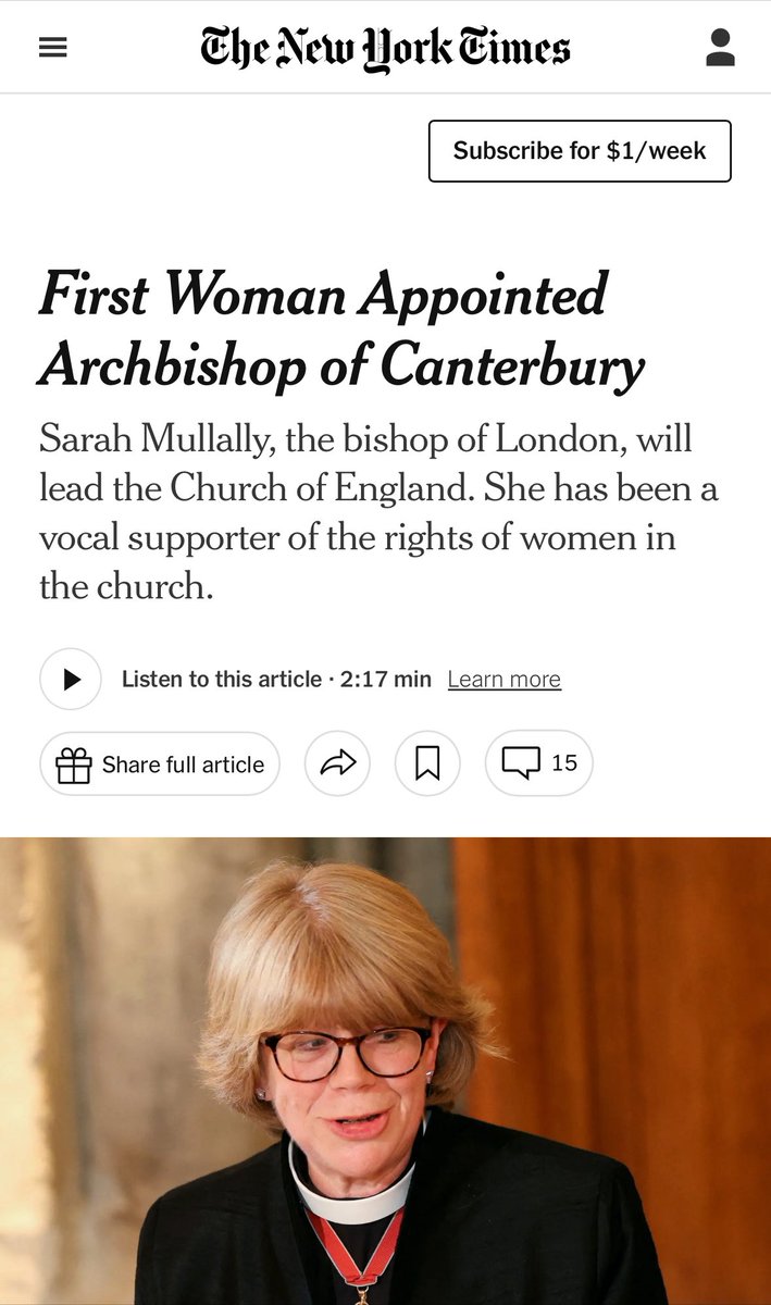 Called it.

Rest in peace, Church of England.