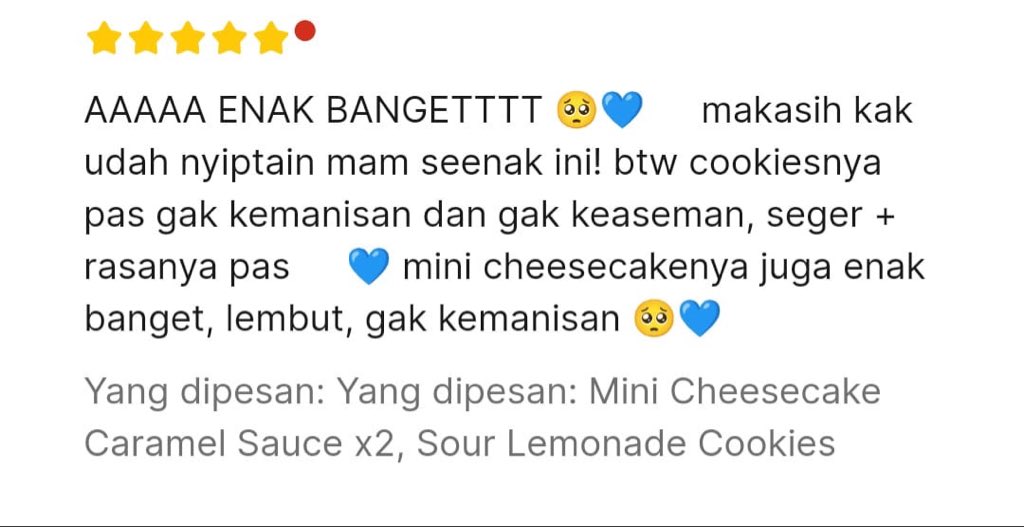 hertdm's tweet photo. Ini orang baek siapa ya? Apakah salah satu dari kalian wahai warga tembalang?? Mau ibu kasih free cookies atau cheesecake kalau pesen lagi. Ngaku! https://t.co/ICvvVgOAJL