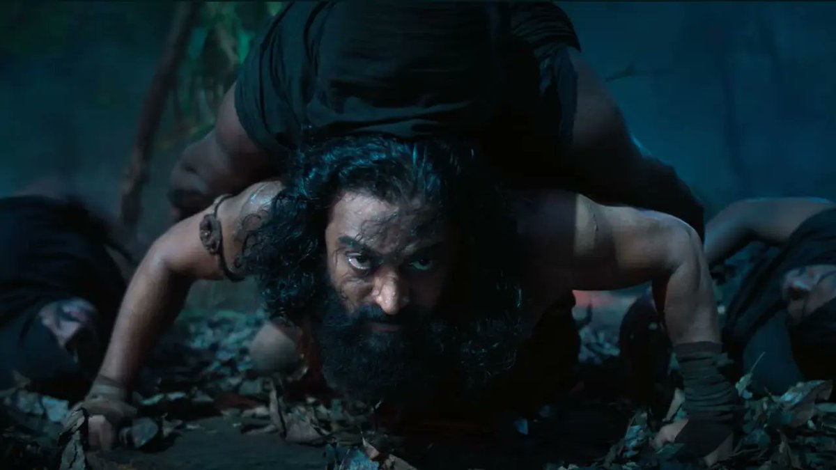 LG051015's tweet photo. #KantaraChapter1Review is absolute tour-de-force! 🤯 @shetty_rishab is a showman, delivering brilliant storytelling tht interweaves forest tribes, D Bangra Kingdom &amp; Guliga daivas. Ambitious, abandoned climax is pure magic. #RukminiVasanth makes her presence felt. MUST WATCH! 🎬 https://t.co/RL0glvYe9r
