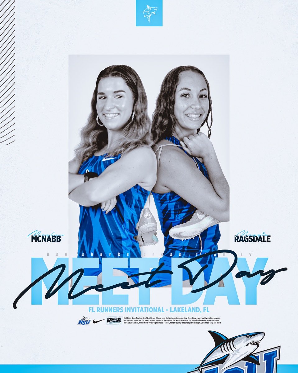 NSU_XCTF's tweet photo. it’s go time🔥

📋FL Runners Invitational
⏰7:45am
📊 https://t.co/1FpenxXGC0

#SharkCounty // #ThePowerinBroward https://t.co/Vp8PeHxIN1