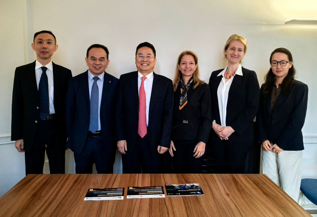 Last week, we had the pleasure of welcoming a delegation from CNPC ETRI, led by President Qian Xingkun, to the WPC Energy offices in central London.

More at: linkedin.com/posts/wpcenerg…

25th WPC Energy Congress
#RoadToRiyadh
WPC Energy Ministry of Energy | وزارة الطاقة