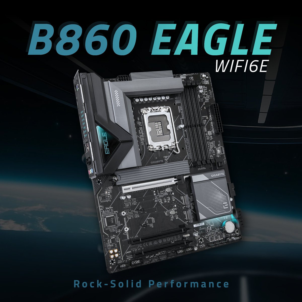 AORUS_ZA's tweet photo. Not all boards need to cost a fortune. The B860 EAGLE WIFI6E gives you juicy RAM speeds, next-gen SSD-ready slots, and WiFi 6E — enough to level up your rig. Budget-friendly but built tough. 🔧 #BudgetBuild #SmartGear https://t.co/6Ax8TBombd