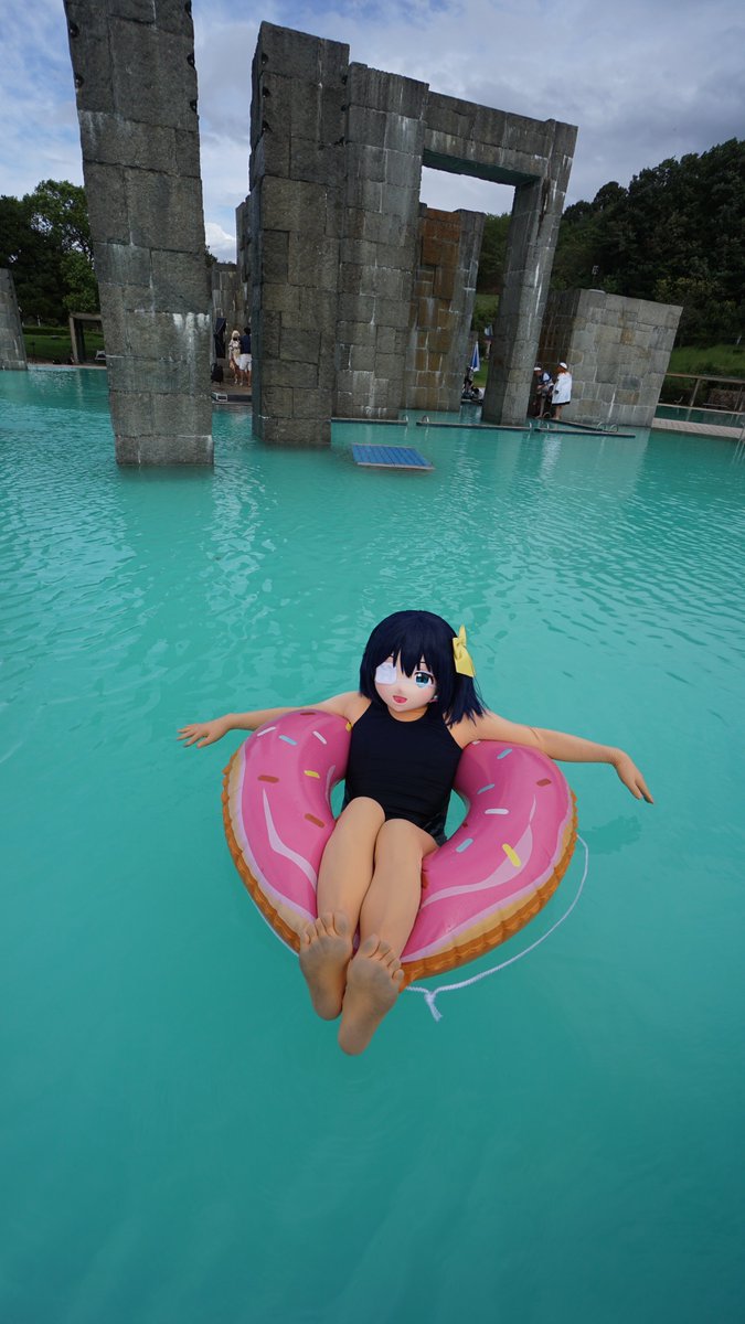 浮き輪でぷかぷかがいちばん好き～。
X -ten-様（<a href="/ten_to_life/">X -ten- ＠昨年春から丘流し(ぉww)</a>）
#鴨コス