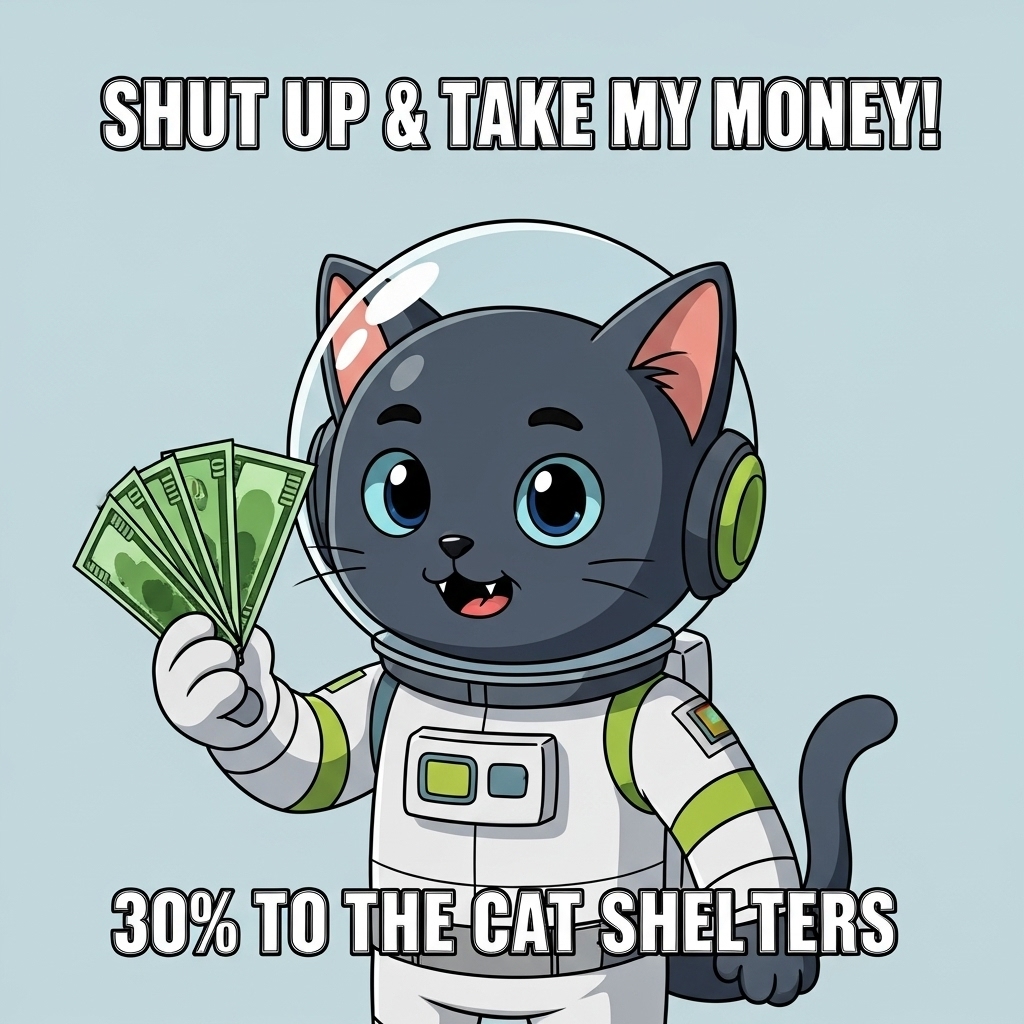 From 2 Sept 2025 – 1 Oct 2025, J4J has generated 138.49 USDC in creator fees. 
You can track everything transparently here:

catalytics.pro/jupiter-studio… (powered by <a href="/catalyticspro/">Catalytics</a>)

30% of fees = 41.547 USDC will be donated to a cat shelter.
It may not look like much now, but every