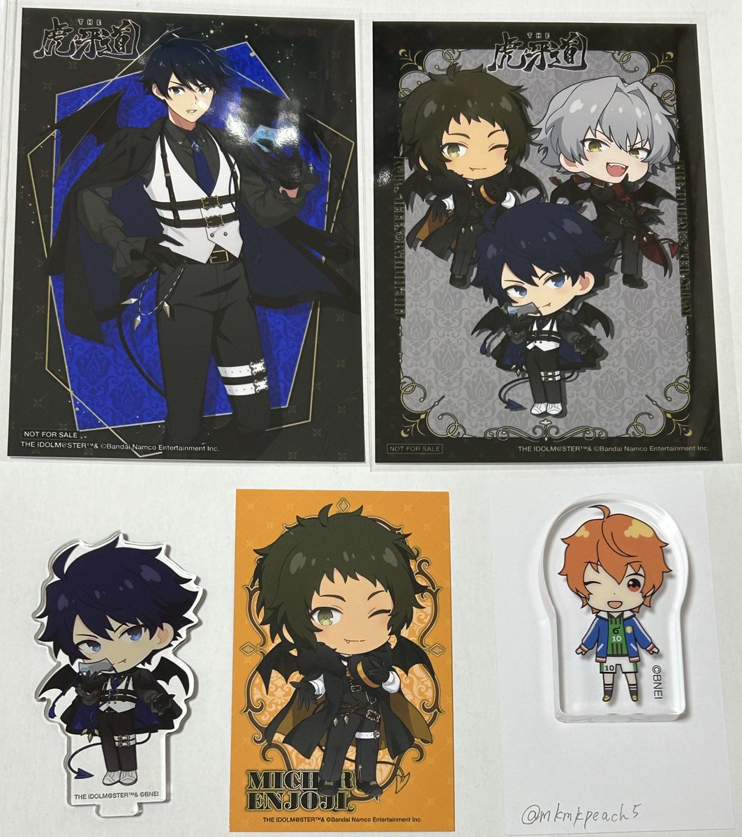 mkmkpeach5's tweet image. ビックカメラ　Gothic vampire SideM 特典

譲　ポストカード　タケル、虎牙道
　　ミニアクスタ　タケル
　　トレカ　SD道流

求　ポスカ 蒼井等身
　　ミニアクスタ　悠介
　　トレカ　アップ享介

郵送希望
検索からでもお気軽にお声掛けください、よろしくお願いいたします