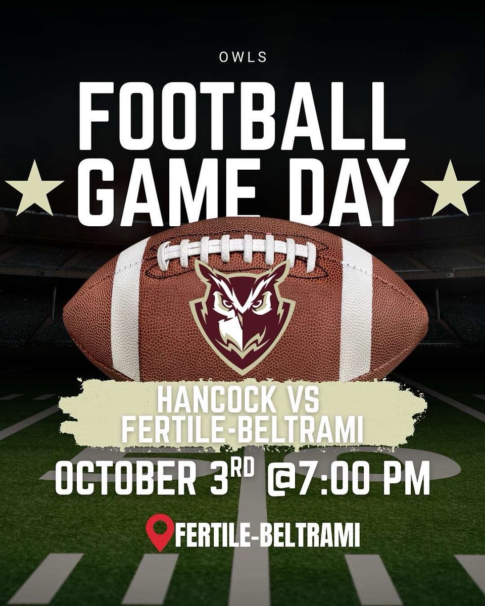Hancock Owl Football tweet media