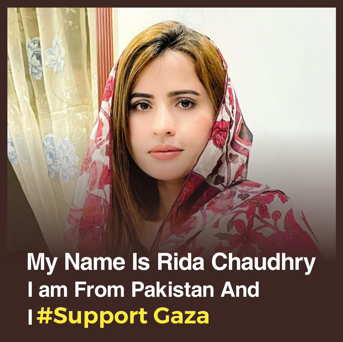 RidaCh354's tweet photo. I support Gaza ๐ต๐ธโฆ.
#ISupportGaza #RidaChaudhry https://t.co/YRMRHohlJI