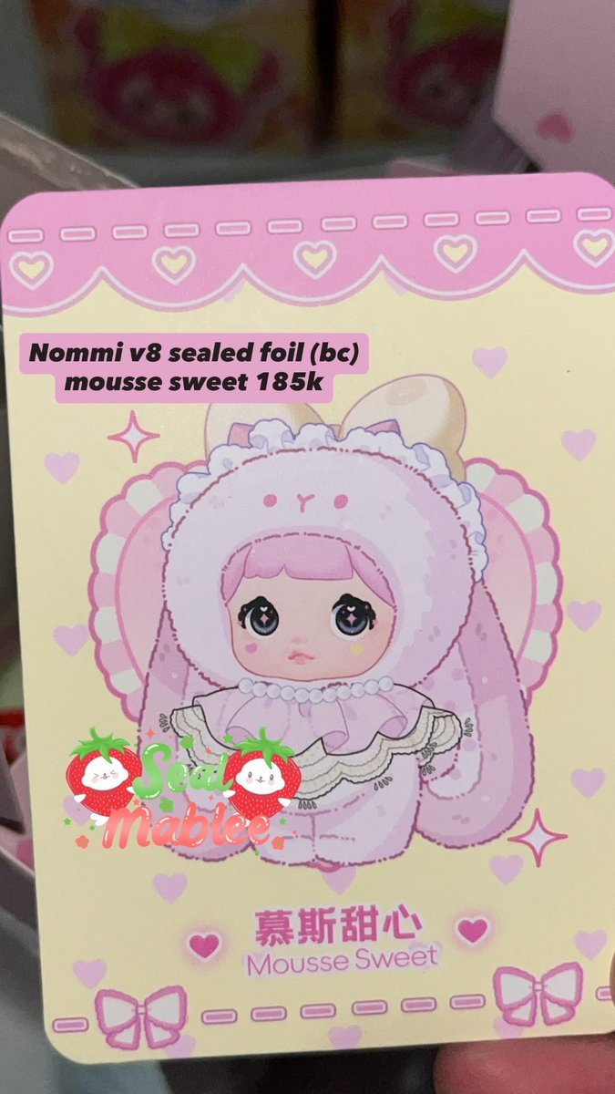 sealmablee🍓 || wts nommi v8 v9 tweet media