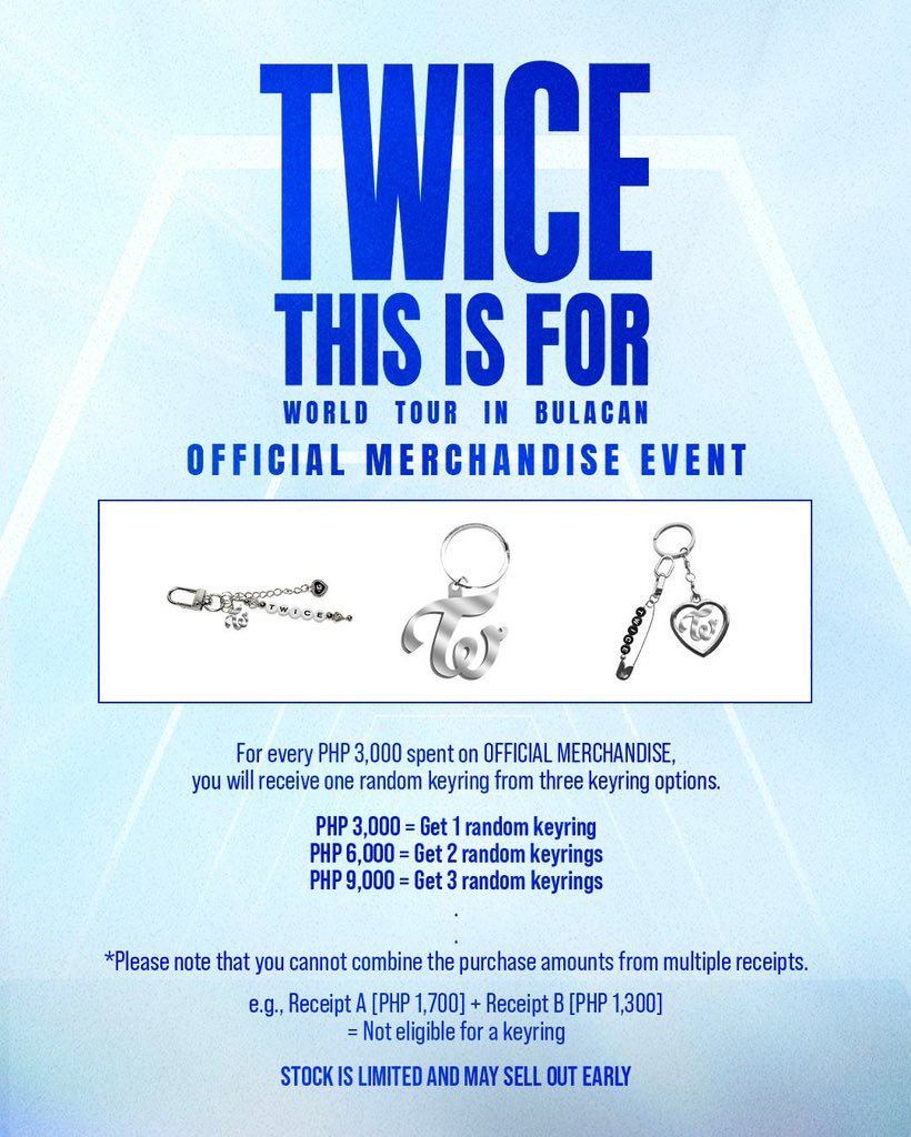 simplyjules_'s tweet photo. WTS LFB PASABUY TWICE THIS IS FOR BULACAN

🍭SRP + fee (PAYO):
₱200 ea (2 items up)
₱250 if 1 item only
🍭Will give keyring with orders at least 3k
🍭Will start lining at 6AM
🍭Arena pick-up on d-day/shipping next day
🍭Order until 9:30AM

#TWICE #THISISFOR_IN_BULACAN https://t.co/5LFsfJ1ZtM