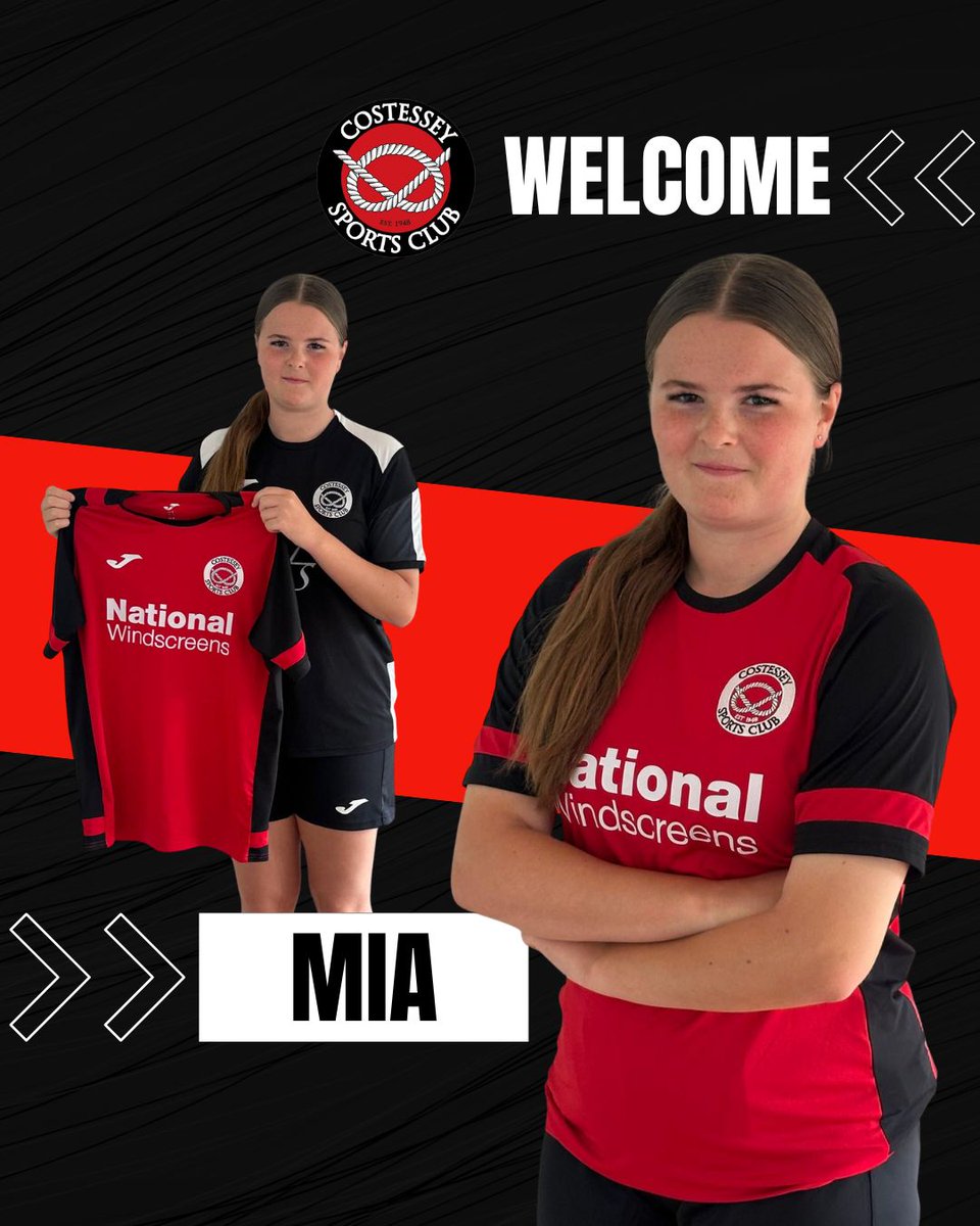 💥 New signing💥 

A very warm welcome to Mia who joins Costessey Ladies first team through our successful youth pathway 👏.

Mia will be featuring in this Sunday's match squad.

Well done Mia from all #thenorfolkreds 🔴 ⚫

#norfolkfootball