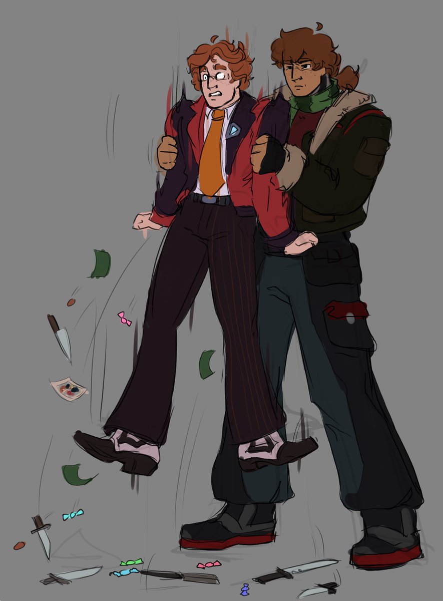 RyzSELO's tweet photo. In case you were wondering what’s in Johnny’s pockets #OCstober #BorderlandsOC #OriginalCharacters https://t.co/VTejv1v2kh