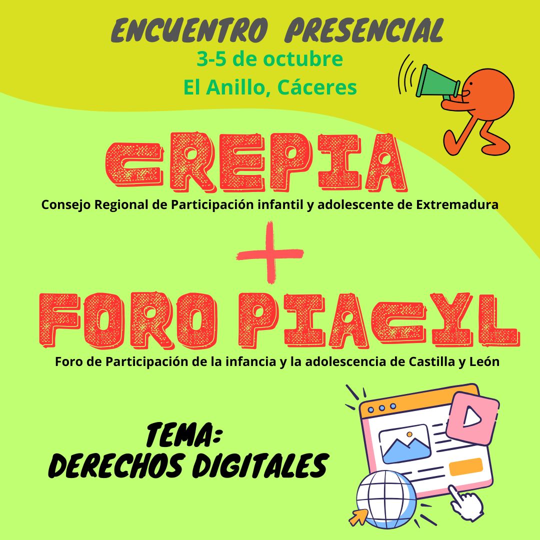 Hoy nos vamos al encuentro con el Consejo regional de participación de infancia y adolescencia de Extremadura. Estamos list@s para la aventura.
<a href="/familiajcyl/">Familia Castilla y León</a> #participacion #poicyl #unicef
