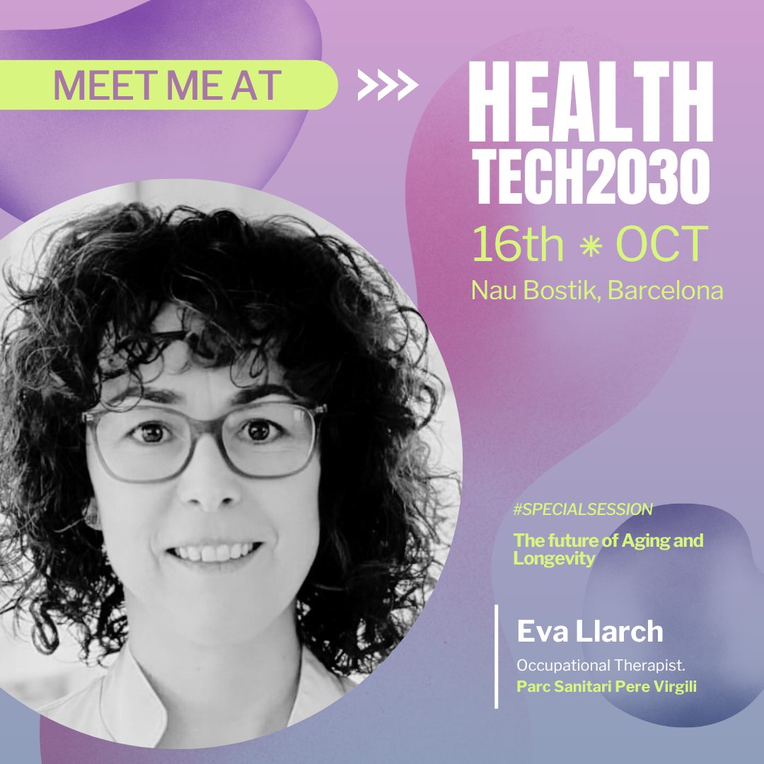 LabORA_robotics's tweet image. 🚀 Thrilled to share our partners will speak at #HealthTech2030 (Oct 16, Nau Bostik #Barcelona), on “The Future of Aging and Longevity” 

🗨️ Aida Ribera and Eva Llarch (@perevirgilicat) &amp;amp; Guillem Alenya (@IRI_robotics )

✅ Registration: healthtech2030.com