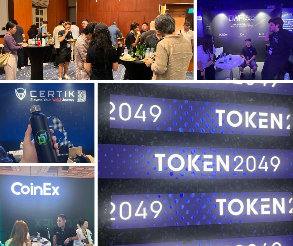 BeldexCoin's tweet image. Glimpse of #TOKEN2049Singapore 🇸🇬 
@DWFLabs @CertiK @coinexcom