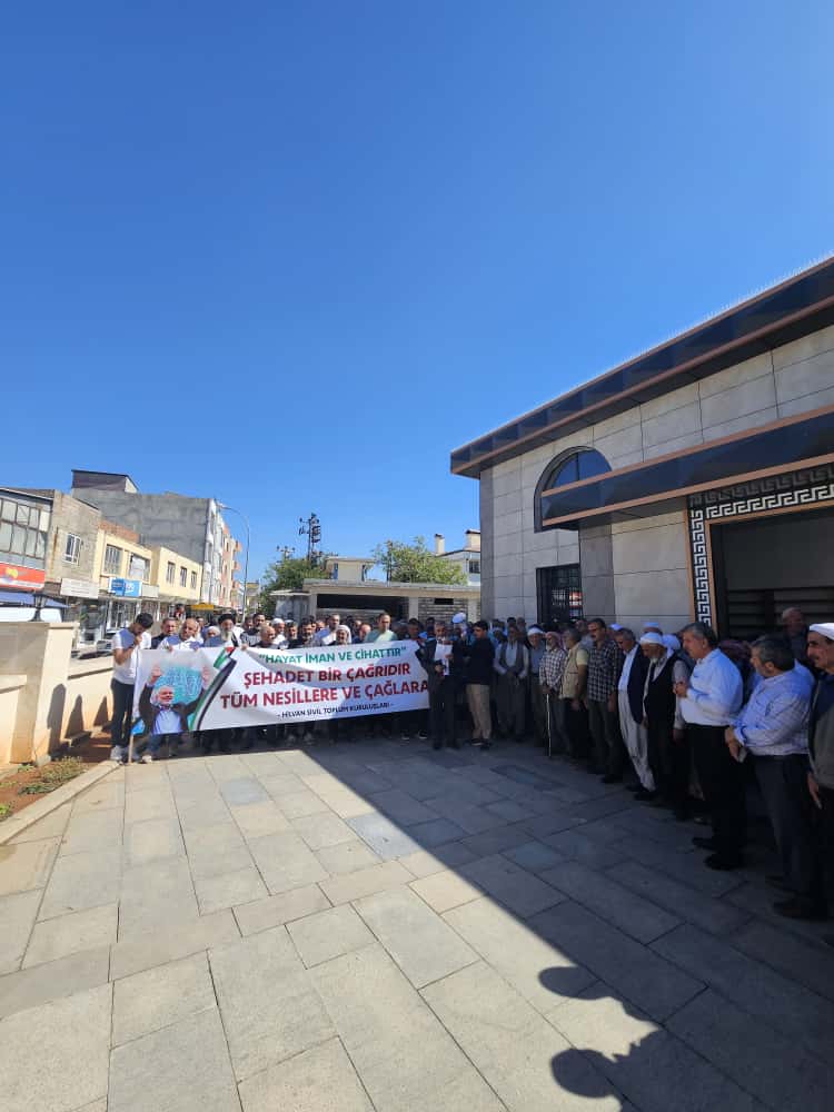 HudaParHilvan_'s tweet photo. HÜDA PAR ilçe Başkanlığımız tarafından  Gazze'ye destek programına katılım gösteren tüm vatandaşlarımızdan Allah razı olsun.  
@osmangocmen63 @FarukPolat_ https://t.co/FTXInqj1W5