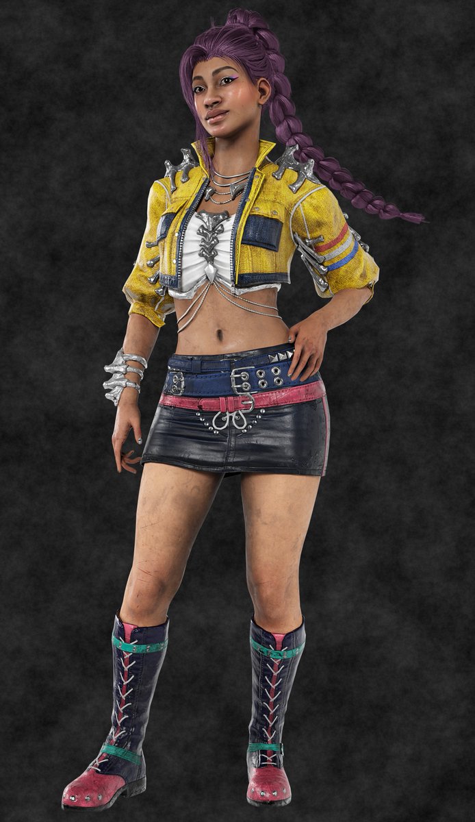 Springey_'s tweet image. Made a little recolor for Thalita using her Time-Out Head and Legs and her Skeletal Meeting Torso!