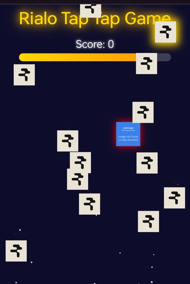 villainxx17's tweet image. Created by me → Every tap counts.
One miss and it’s over 👾 Are you fast enough on @RialoHQ ? ⚡

🎮 Play here 👉 rialohq-tap-tap-game-h9he.vercel.app 
💻  GitHub 👉 github.com/adishelar12

 #Rialo #TapTap #gaming