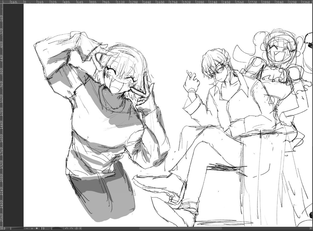 Drawcia_HS's tweet photo. 最近絵面白い https://t.co/g0AmjmZ1W2