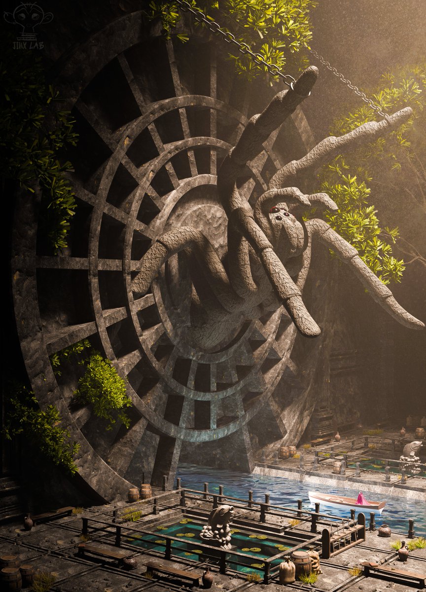 In search of new magical artifacts, the Sorceresses have to explore ancient dangerous caves full of terrible monsters. #jinxlart #b3d #blender3D #3DCG #3Dart #3Dartist #Witcher #magic #Witcher4 <a href="/CDPROJEKTRED/">CD PROJEKT RED</a>