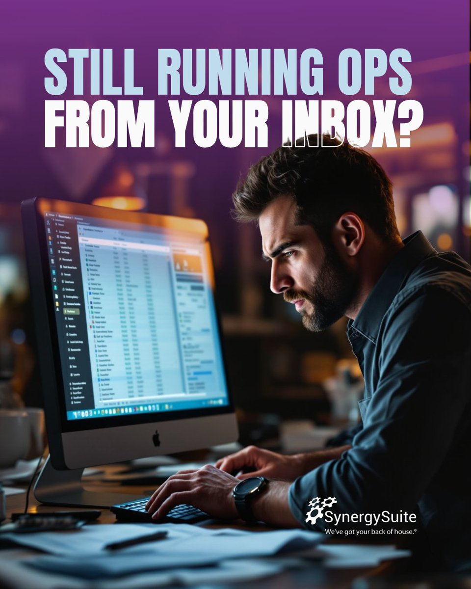 SynergySuite's tweet image. Running ops from your inbox? 📩
That chaos is costing you.
One platform. All covered. 🚀
#SynergySuite #SmartOps