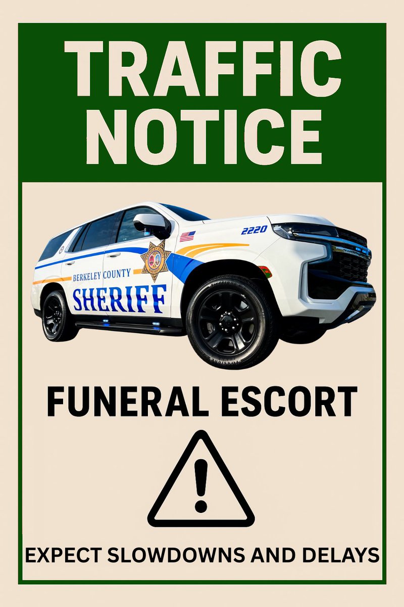 🚨 Traffic Advisory – Funeral Procession for Fallen Deputy Chief Townsend  ocv.im/2Ho9YYR
