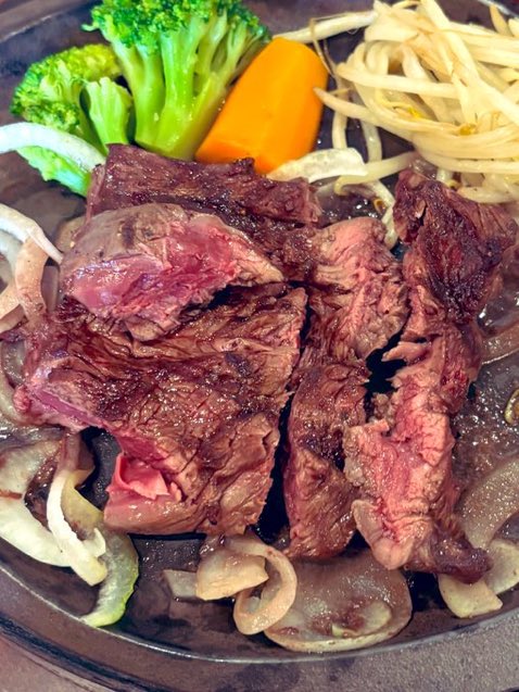 夜の飯テロ🍚ステーキ🥩ビフテキ🥩