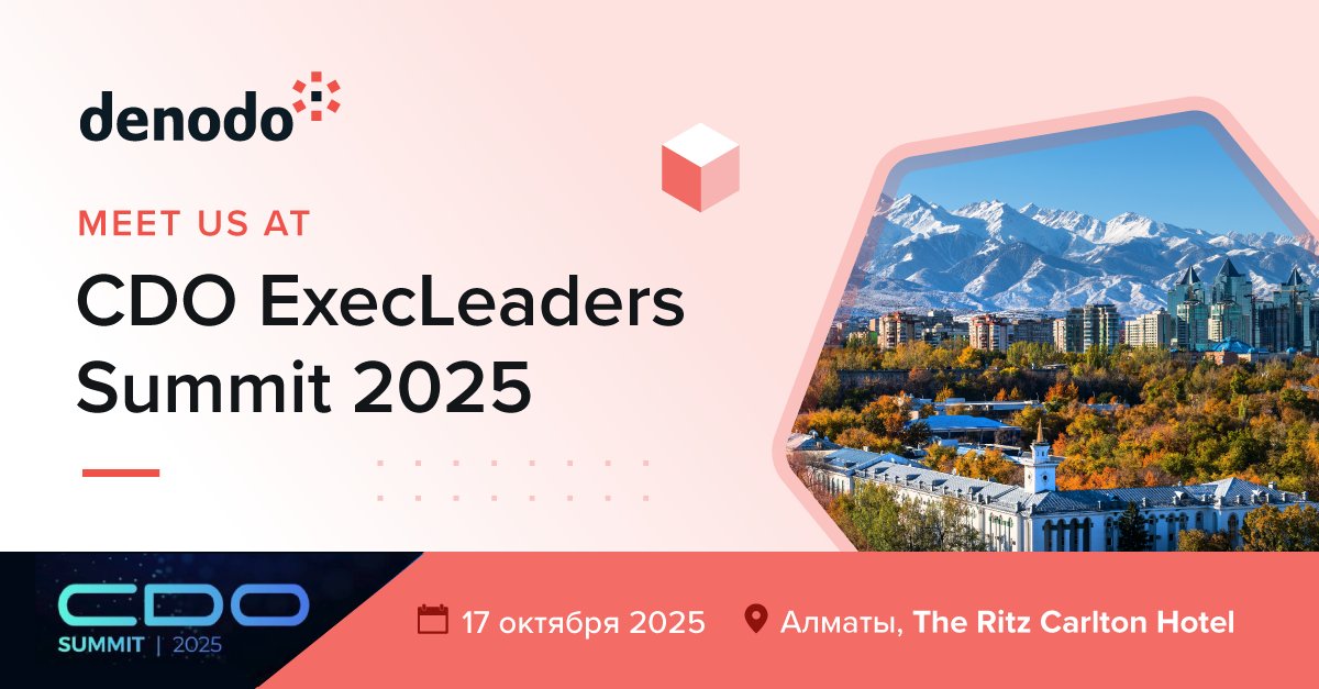 denodo's tweet image. 🚀 #Denodo is heading to Almaty!
On October 17 at the CDO ExecLeaders Summit (The Ritz Carlton), our Chief Evangelist Alexey Sidorov will present how #GenAI + #LogicalDataManagement transform distributed landscapes.
Don’t miss it! 👉 okt.to/HCcXFl
#NoDataLeftBehind
