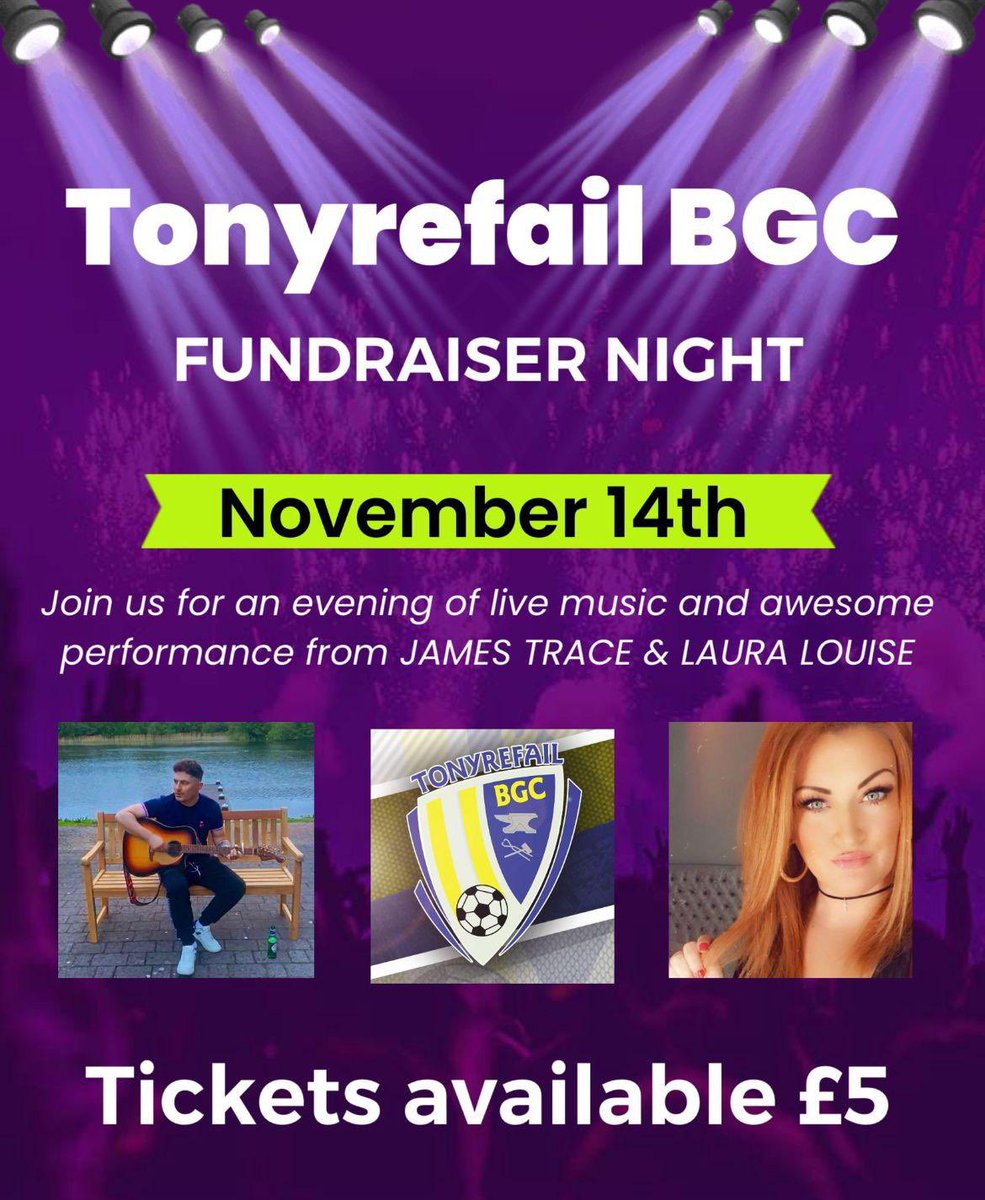 tonyrefailbgc's tweet image. Tickets on sale tomorrow from Tonyrefail Workingmens club 💙💛