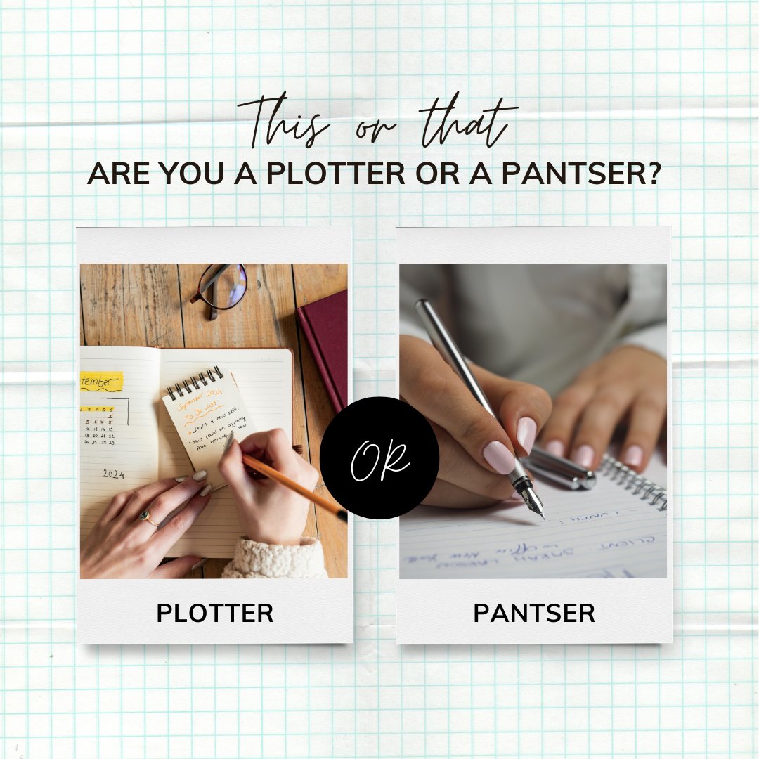 xlibrispub's tweet image. Are you a Plotter (detailed outline is a must) or a Pantser (discover the story as you go)? Let us know your preferred method for starting a new manuscript!

#PlotterVsPantser #WritingProcess #AuthorLife #AmWriting #WritingCommunity