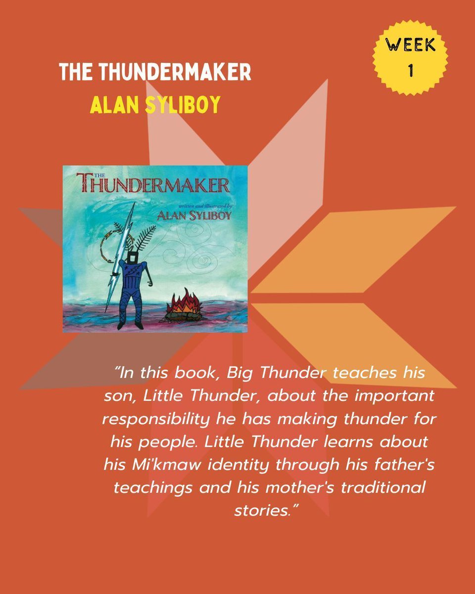 To celebrate Mi'kmaq History Month, the Angus L. Macdonald library will be posting weekly book picks that are accessible to all students. This week's pick is "The Thundermaker" by Alan Syliboy! To access the book, visit the Angus L. Macdonald Library or find it on Novanet!