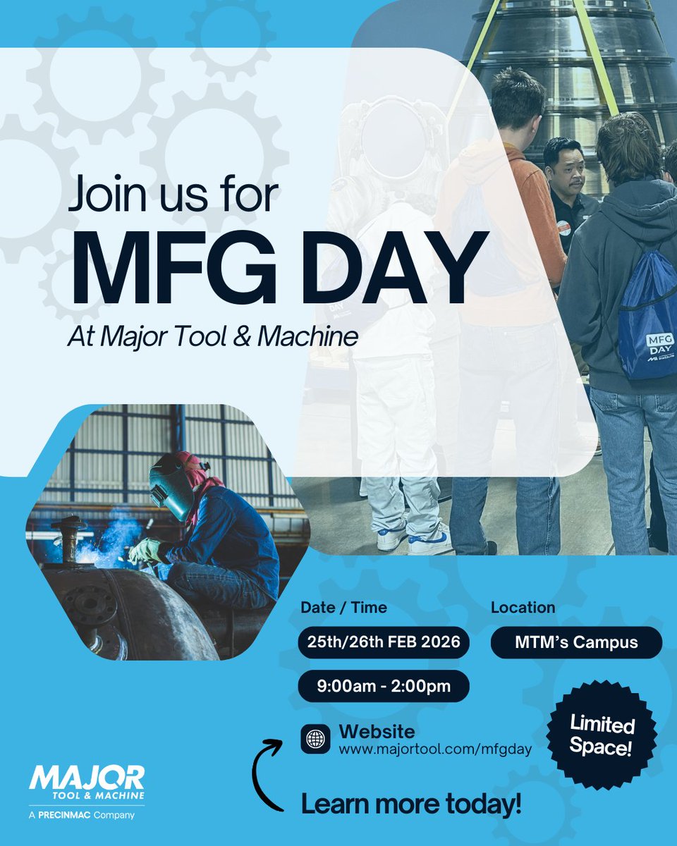 Major Tool & Machine tweet media