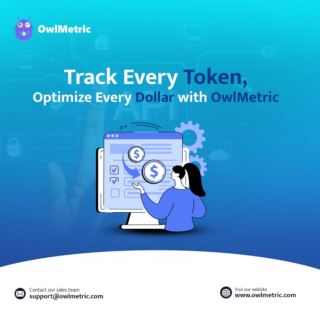 Owl_Metric's tweet image. Every token spent on GPT-5 counts so why leave it to guesswork?
✅Track GPT-5 token usage in real time
✅Breakdown costs by model &amp;amp; endpoint
✅Set budget alerts before usage spirals
✅Analyze trends &amp;amp; optimize your spend
→owlmetric.com
#GPT5CostTracker  #TokenTracking