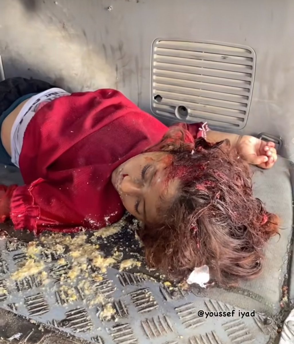 Genocidal terrorist murderers butchered this beautiful child today!