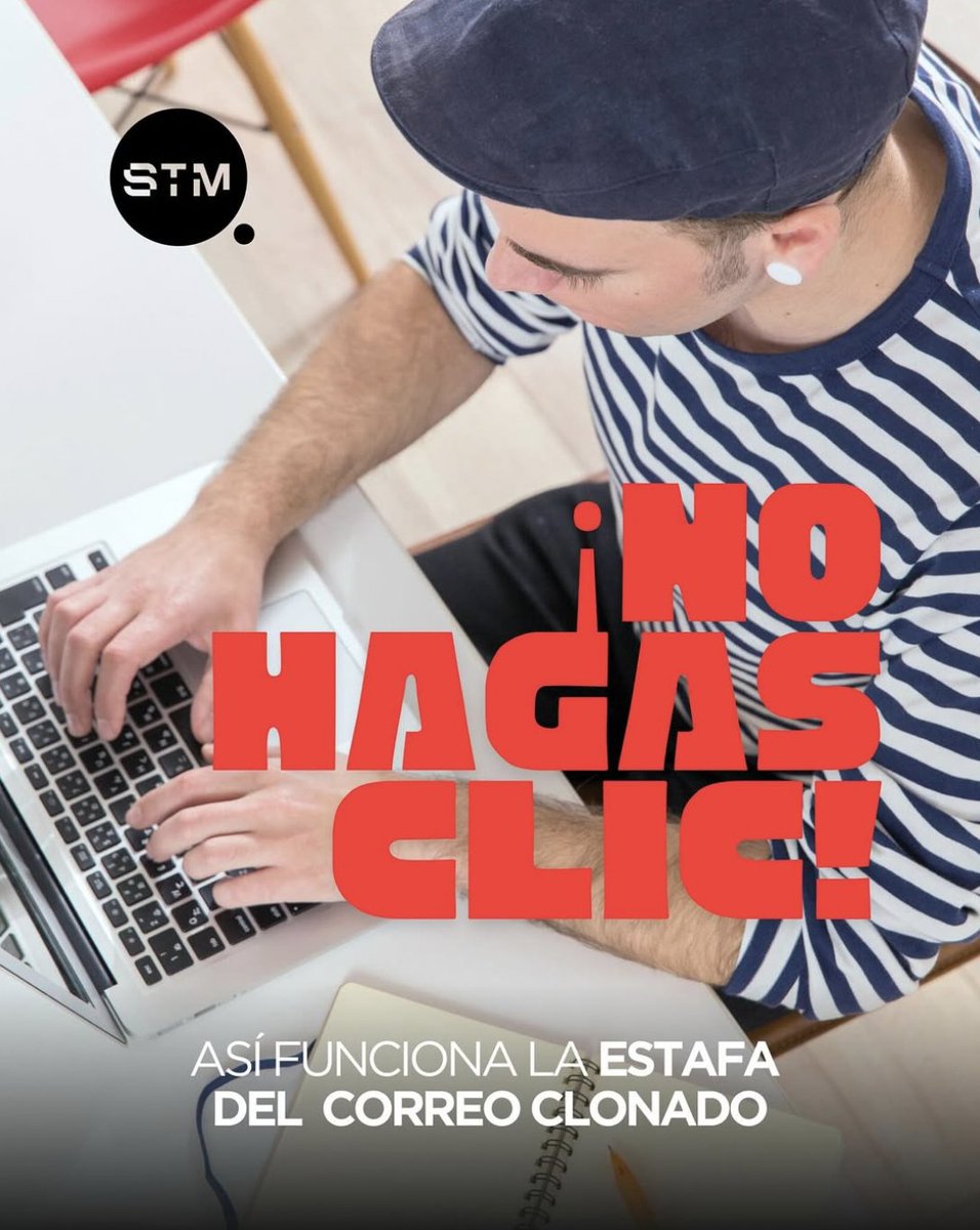 StmGlobalSvcs's tweet image. 🚫 Don’t fall for cloned emails! Cybercriminals disguise as your boss, coworker, or a trusted brand 🎭💥 One click can cost data, money &amp;amp; peace of mind.
🔐 Verify, be cautious, and train your team. Protect what matters.
#STM #Cybersecurity #Phishing #FraudAlert