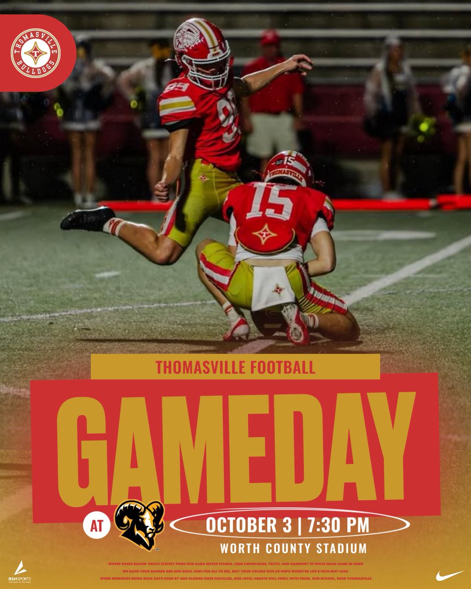 TvilleDogsFB's tweet photo. ๐๐โ๐ ๐๐๐๐ ๐๐๐โผ๏ธ
We head to Sylvester today to take on Worth County in a huge Region 1A matchup! We need you tonight Bulldog Country so GET UP, GET LOUD, and letโs go 1-0! #ForTheCity #EliteConnection https://t.co/TZ3I10oz0T