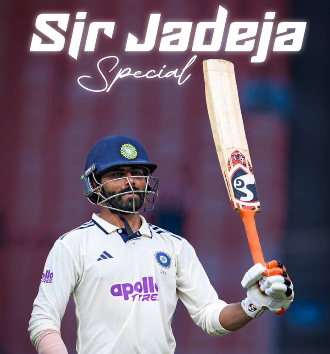 MSDHONITHEGOAT7's tweet image. This is Jaddu&apos;s world and we are just living in it! ⚔️

#Ravindrajadeja𓃵