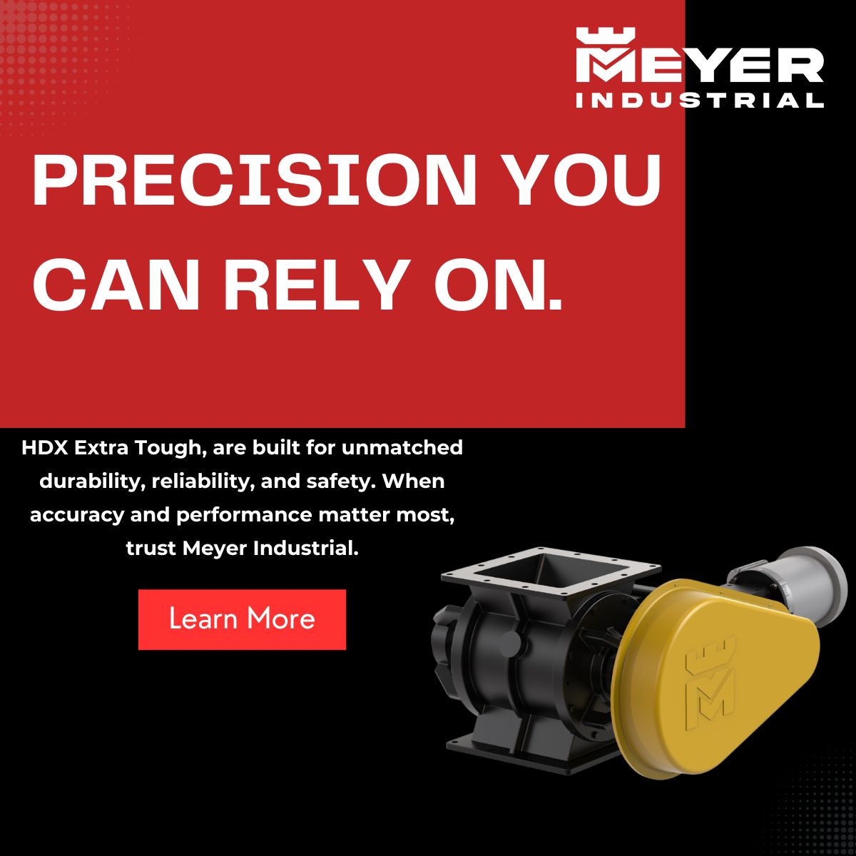 HDX Extra Tough, are built for unmatched durability, reliability, and safety. When accuracy and performance matter most, trust Meyer Industrial... To Learn More, Visit meyerindustrial.com/product-catego…