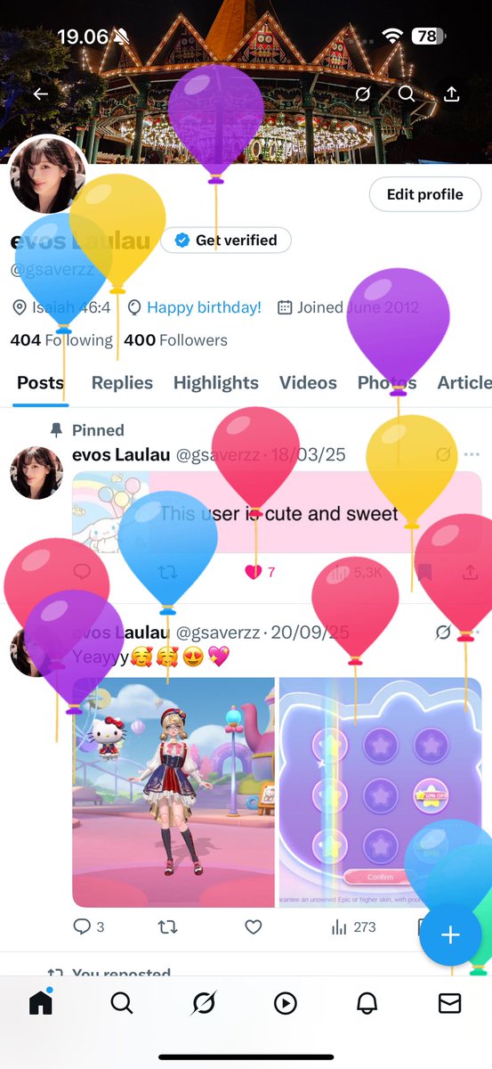 evos Laulau tweet media