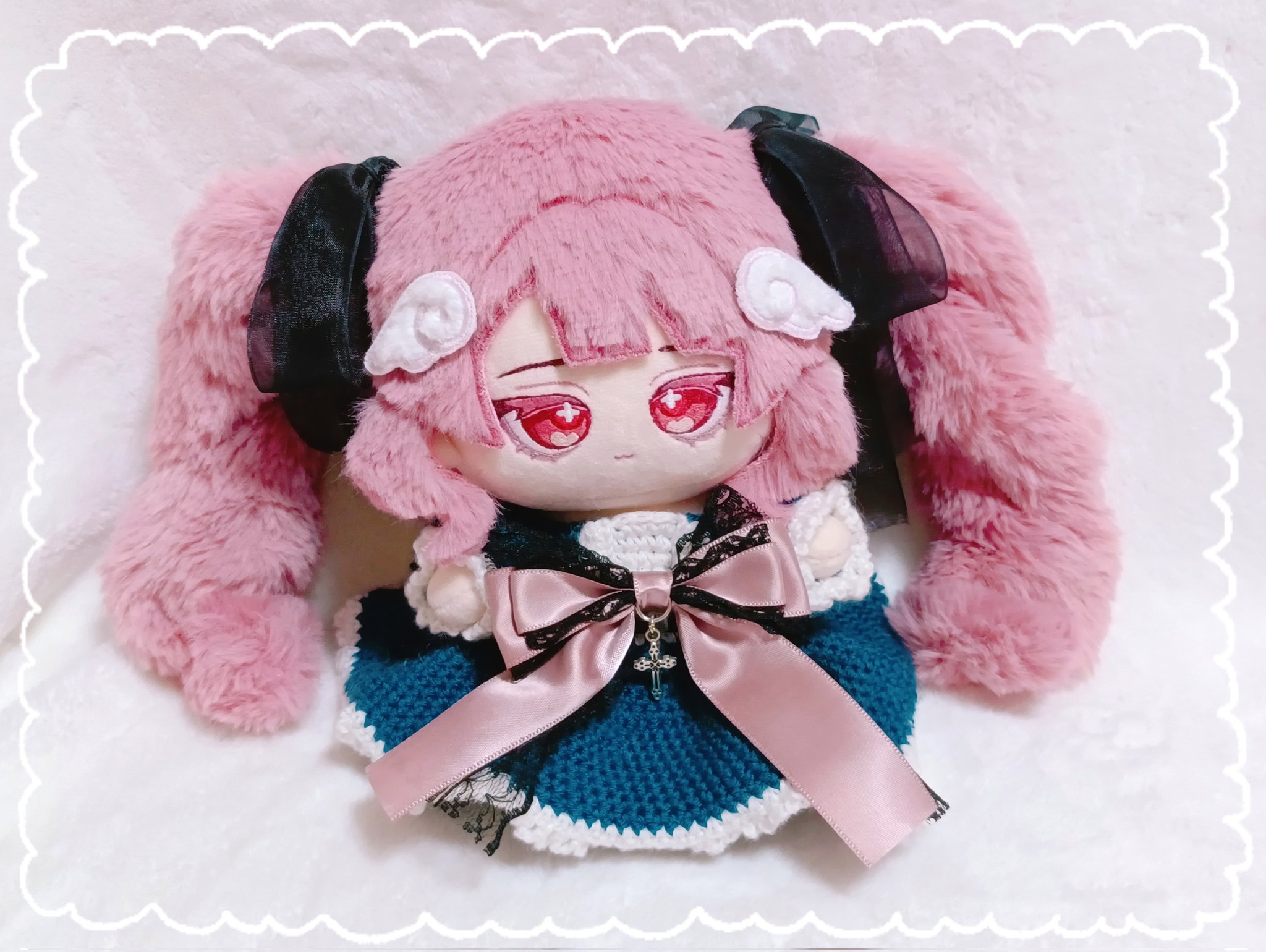 無属性　ぬいぐるみ　オリジナル　ハンドメイド　星屑の人魚ちゃん　ツインテール 無属性 ぬいぐるみ オリジナル ハンドメイド 星屑の人魚ちゃん