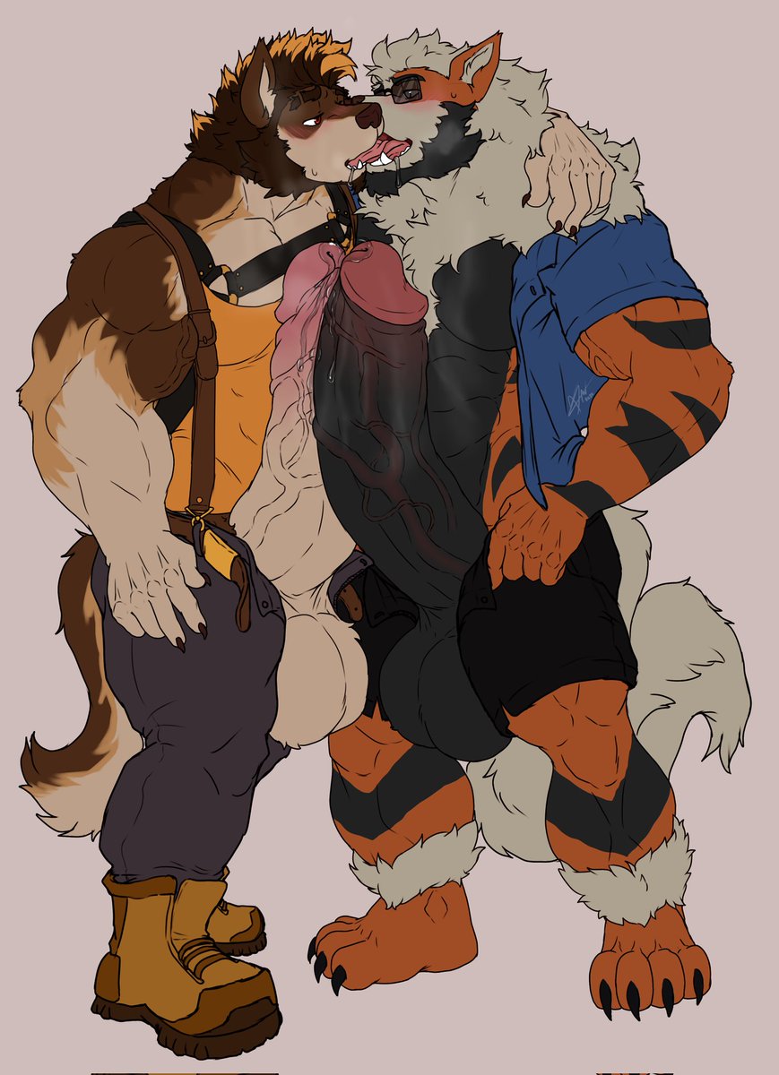 Nothing like a good makeout session with a friend~

And with a cock kiss too~ 💦

By the wonderful <a href="/Bred_0/">Bred🔞</a> 💙

With my friend <a href="/WulfArk/">ArekusuWulf 🇨🇷</a> 💙