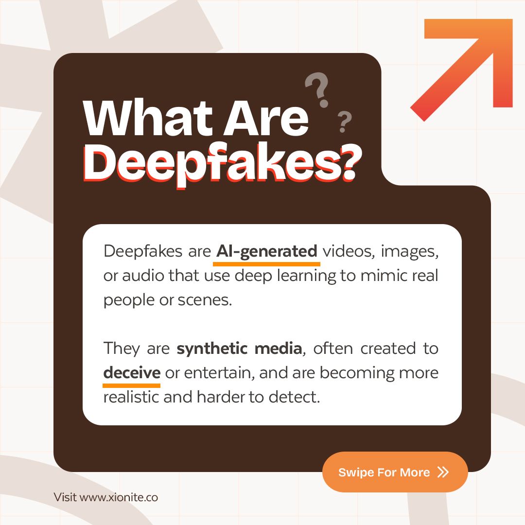 evolve360__'s tweet photo. Registration is officially closed! 

A massive thank you to everyone who registered and chose to evolve with us. 

The unsettling reality of deepfakes.

Swipe through the slides and get equipped with what DEEPFAKE is. Then comment in your thought.

Post Credit: Samuel Buabeng https://t.co/mtxuJNB7bv