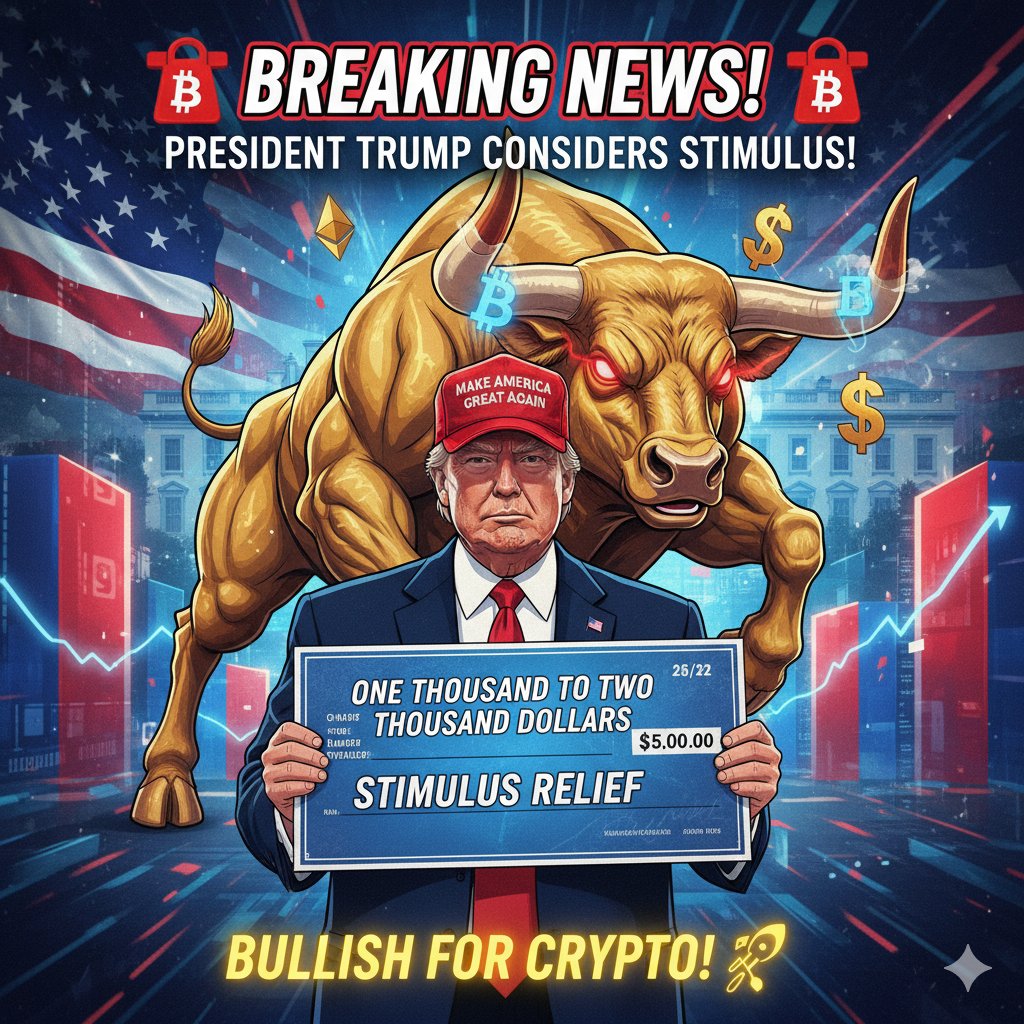 Luckipro001's tweet image. 💸 PRESIDENT TRUMP considering $1,000–$2,000 stimulus checks! 🚀
History shows a good chunk of those checks find their way to crypto. Are you ready for the next bull wave? 👀
#Crypto #Bitcoin #StimulusCheck #Bullish