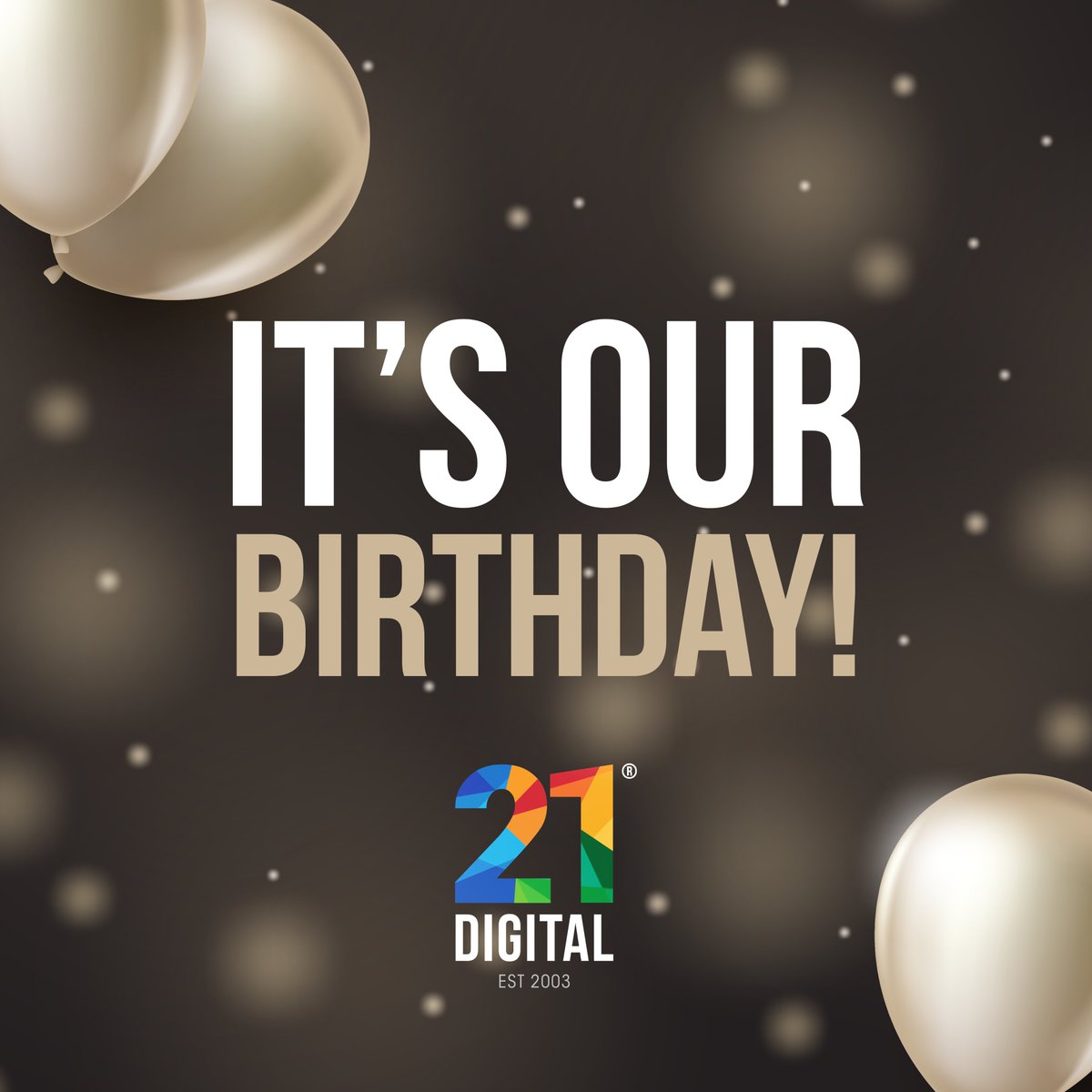 On this day 22 years ago, we were just a breakfast bar start-up with big ideas and even bigger ambitions 🥂

Fast forward to today - we’re a multi-award-winning digital agency helping businesses grow across the UK and beyond 💙

Here’s to the next 22! ✨

#22YearsOf21Digital