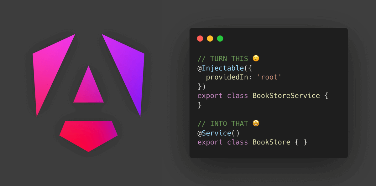 angular_buch's tweet image. 🅰️ #Angular ohne ﹫Injectable({ providedIn: 'root' })? Johannes zeigt, wie ein ﹫Service()-Decorator den Code kompakter machen könnte.
Aber würdest du so etwas in Produktion einsetzen? 🤔
Lies selbst: angular.schule/blog/2025-09-s…